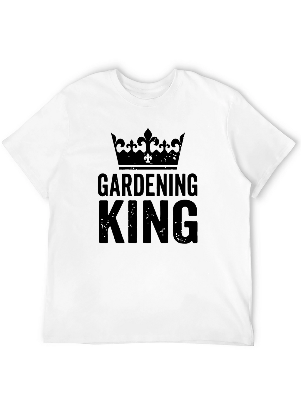 Gardening King Crown T-Shirt - Black