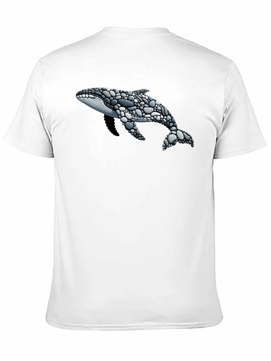 Stone Whale Graphic T-Shirt - Black