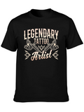 Legendary Tattoo Artist Graphic Tee - Black