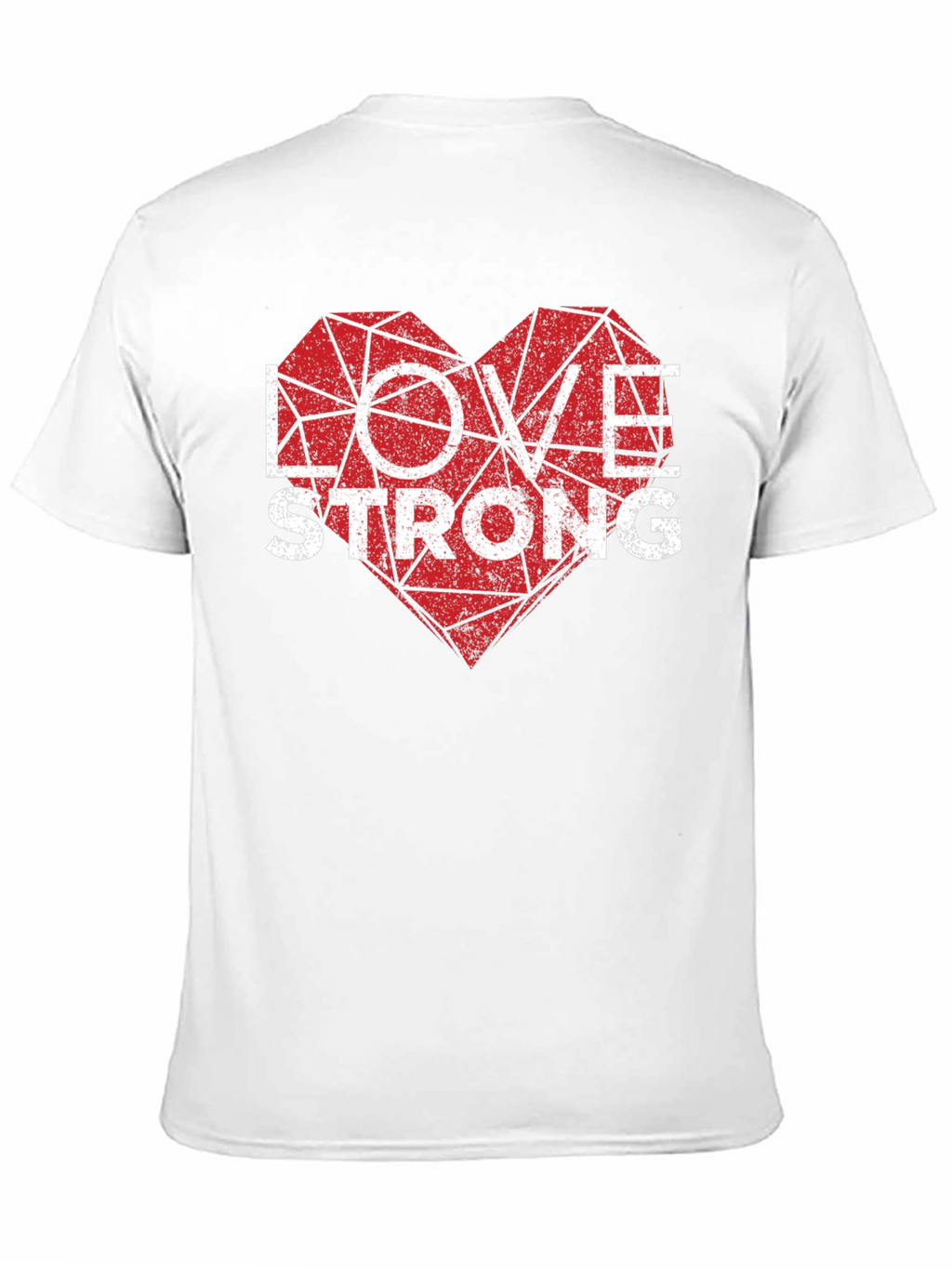 Love Strong Graphic Tee - Mens Black T-Shirt