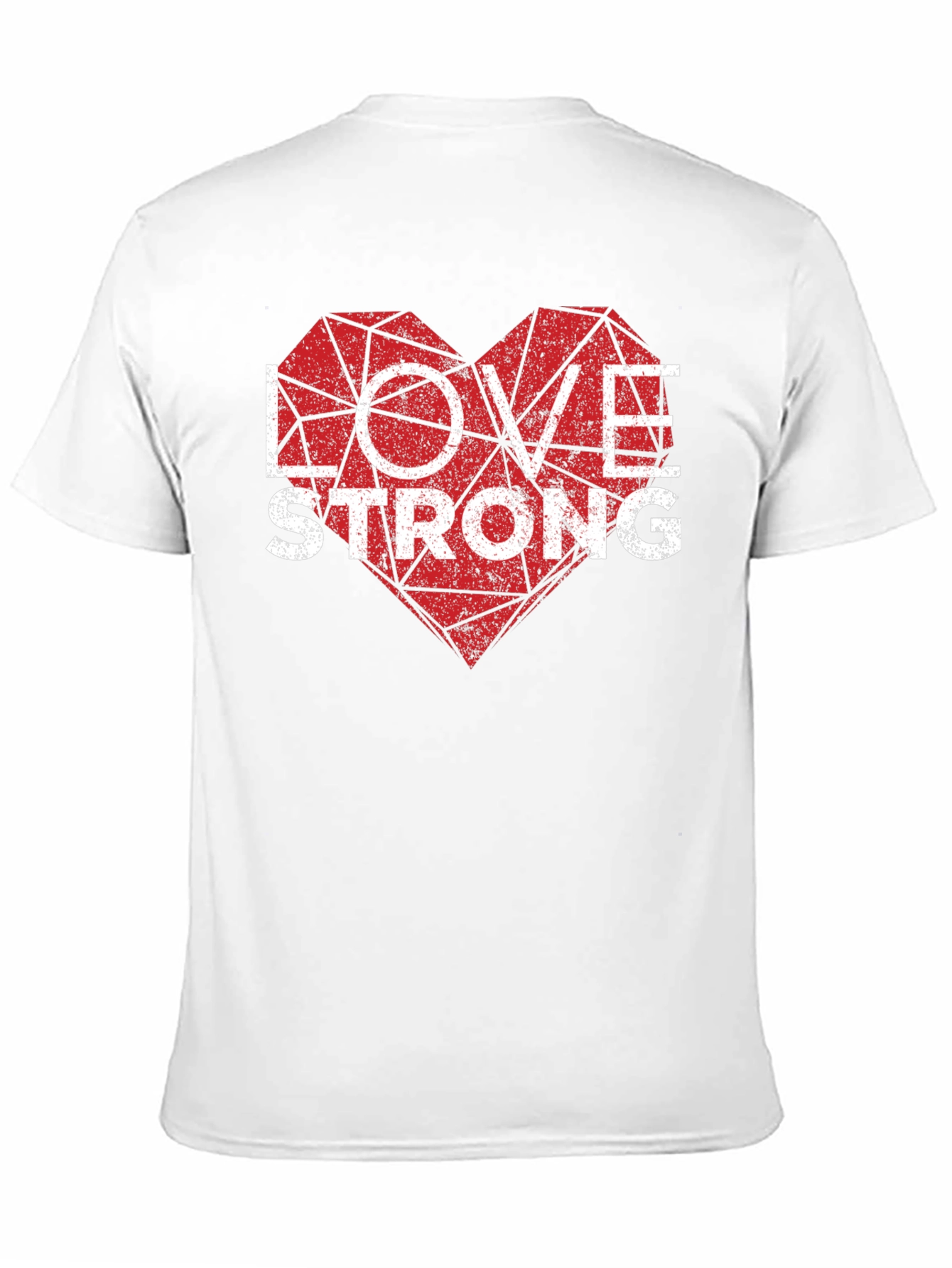 Love Strong Graphic Tee - Mens Black T-Shirt