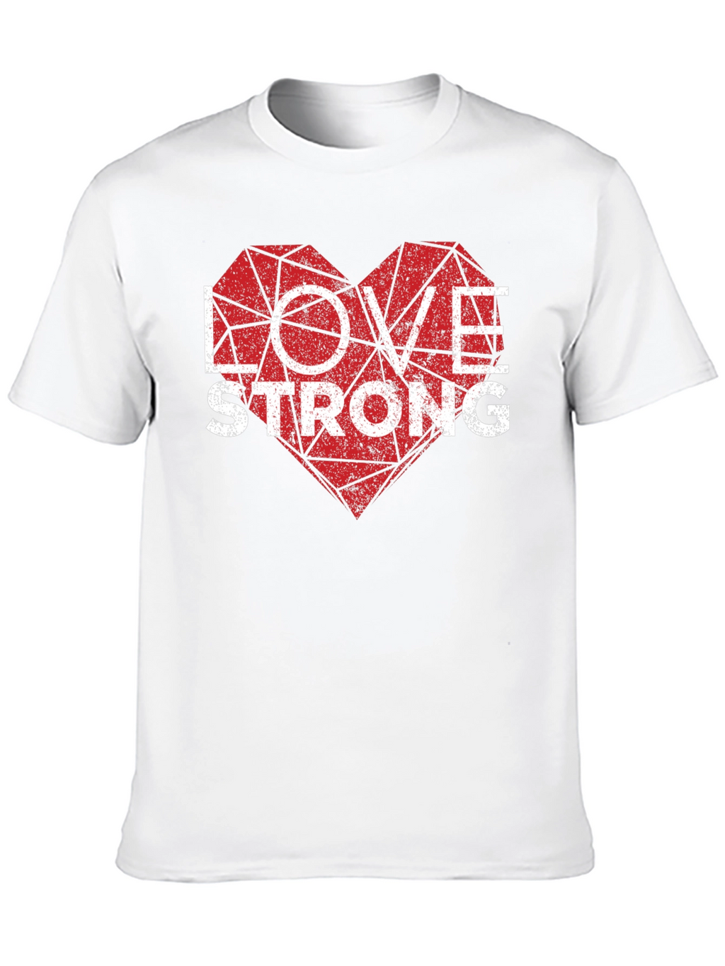 Love Strong Graphic Tee - Mens Black T-Shirt