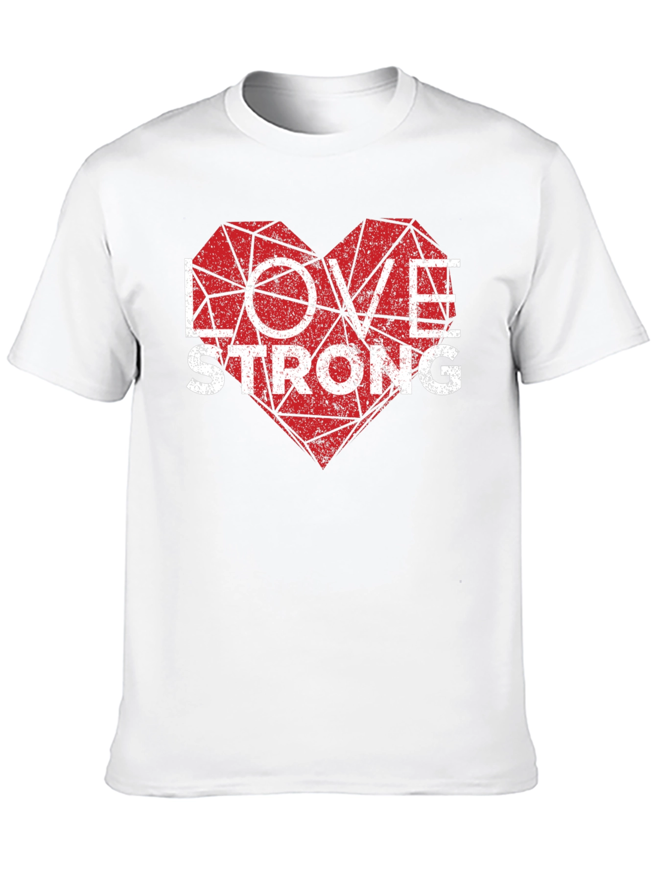 Love Strong Graphic Tee - Mens Black T-Shirt
