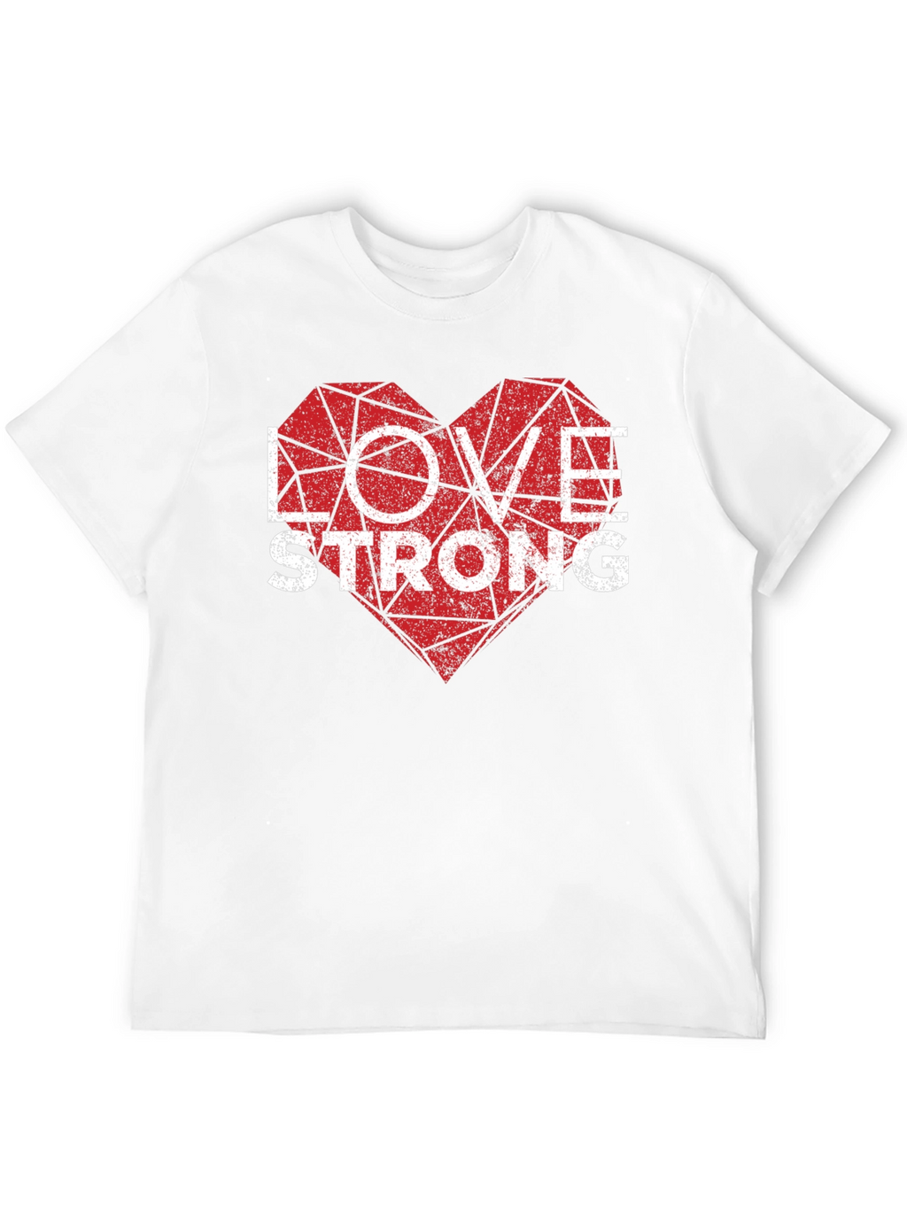 Love Strong Graphic Tee - Mens Black T-Shirt