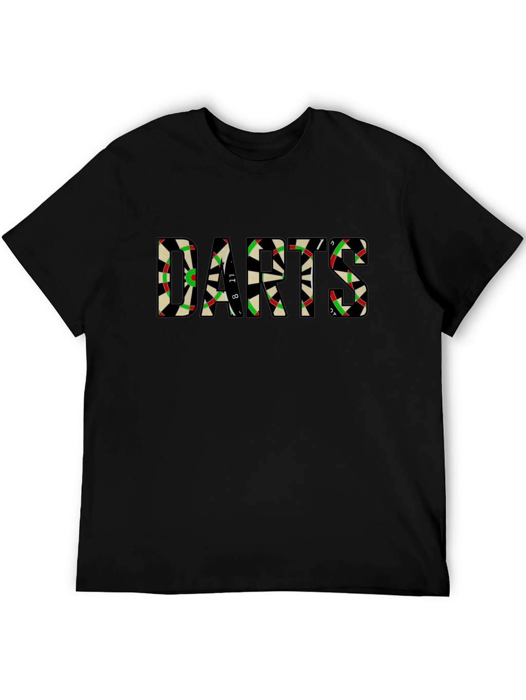 Darts Graphic Tee - Unique Dartboard Design
