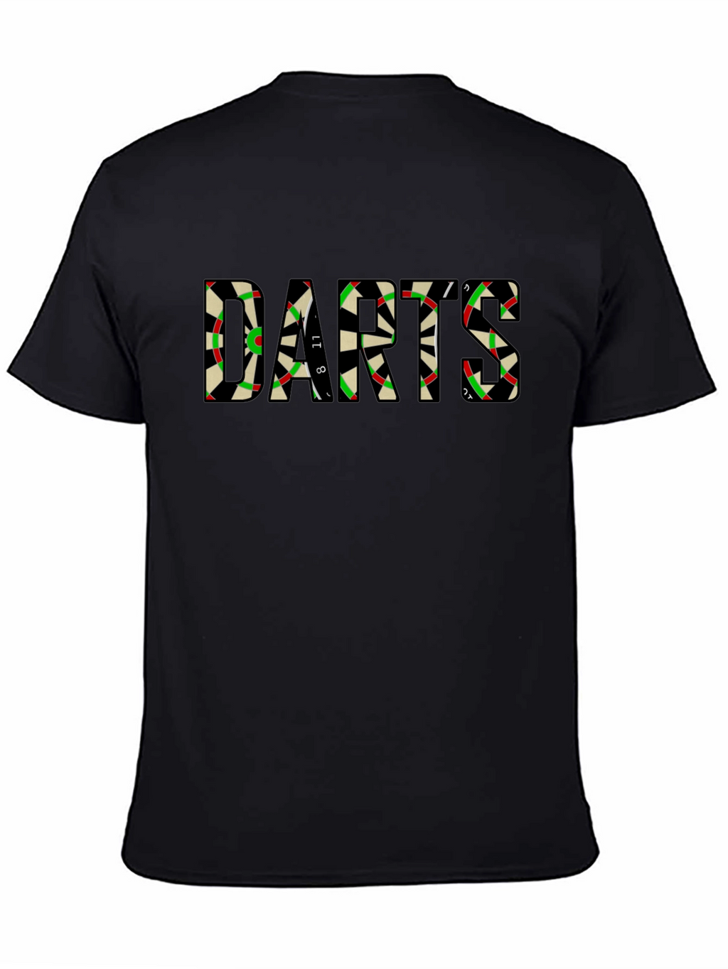 Darts Graphic Tee - Unique Dartboard Design