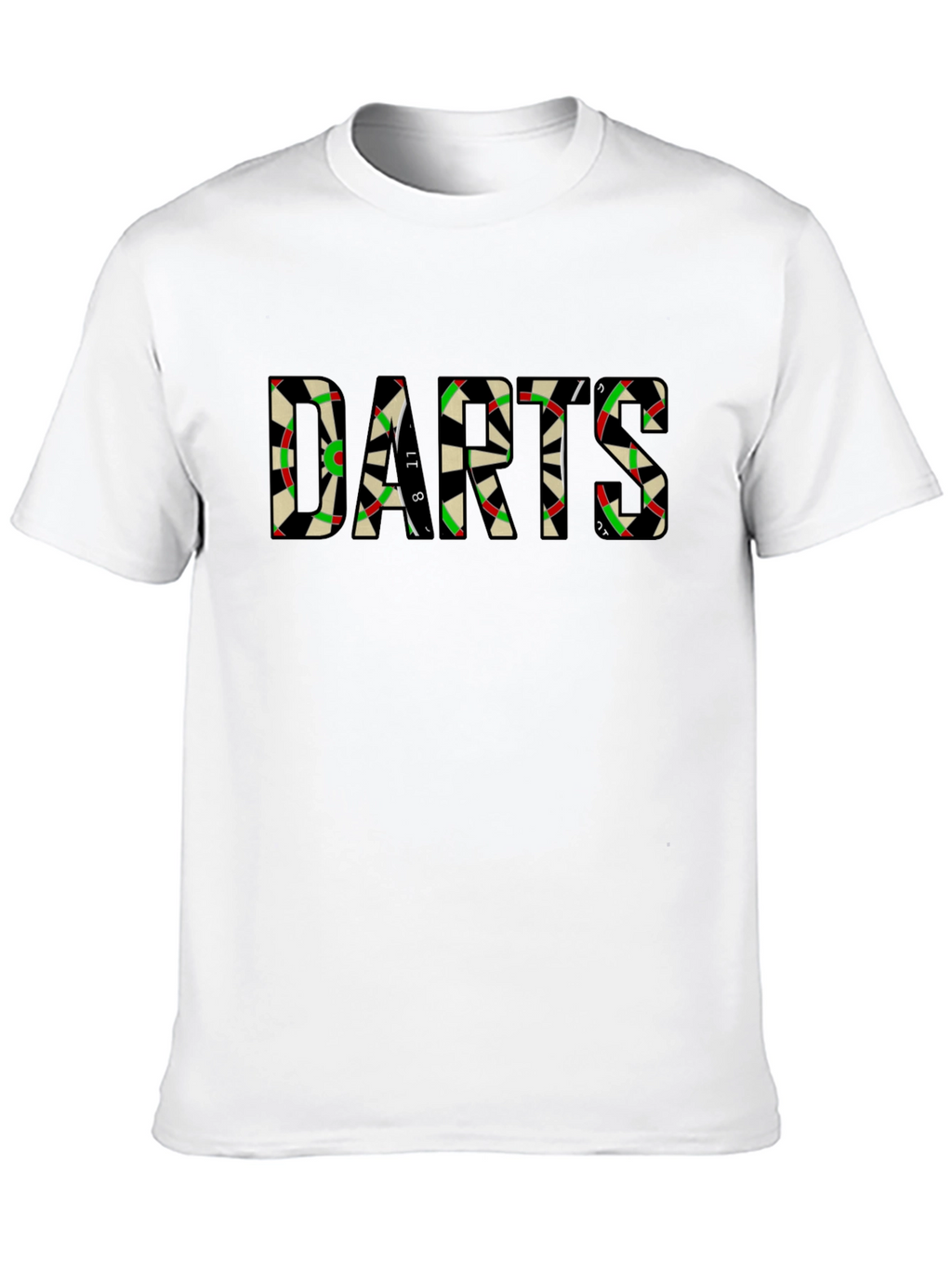Darts Graphic Tee - Unique Dartboard Design