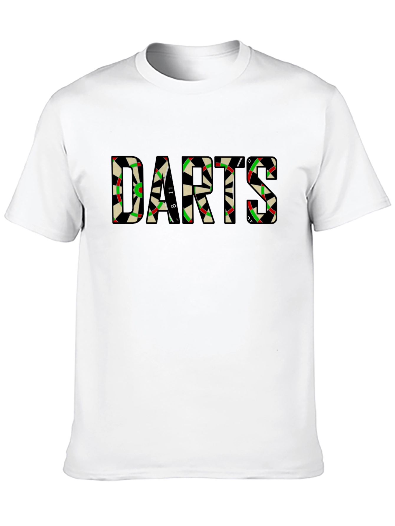 Darts Graphic Tee - Unique Dartboard Design