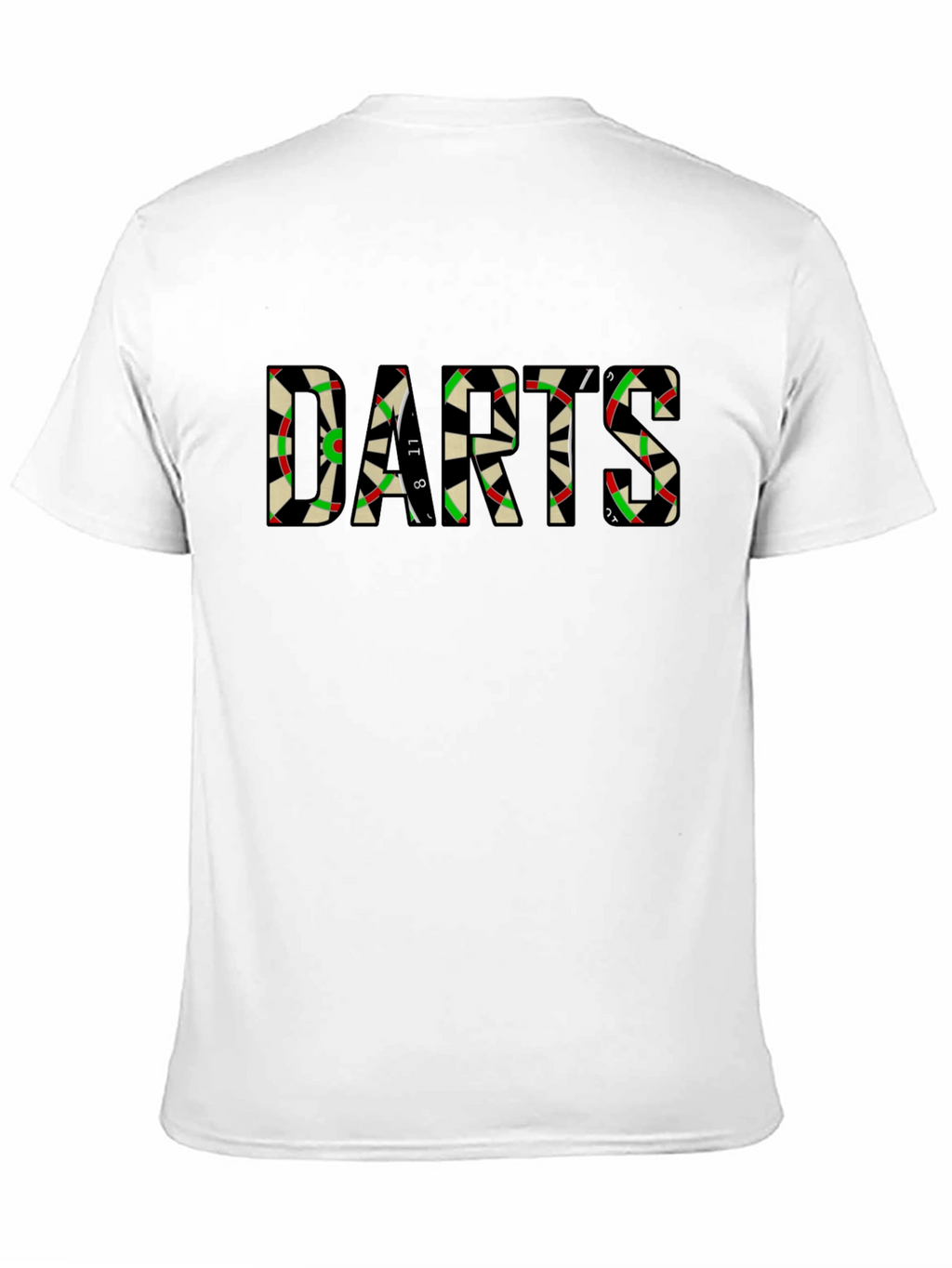 Darts Graphic Tee - Unique Dartboard Design