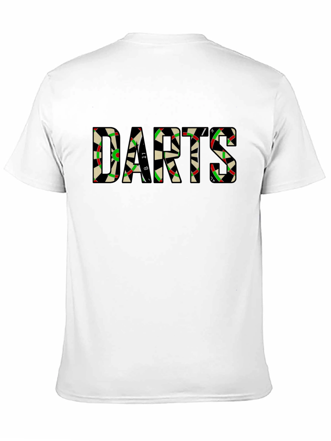 Darts Graphic Tee - Unique Dartboard Design