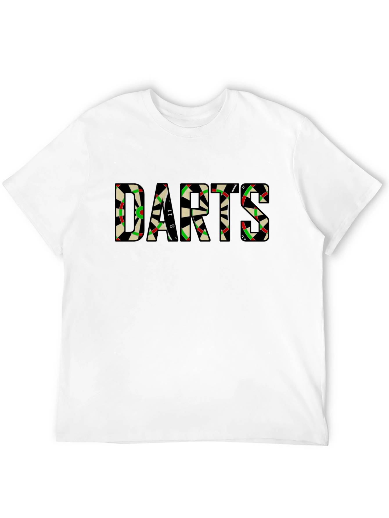 Darts Graphic Tee - Unique Dartboard Design