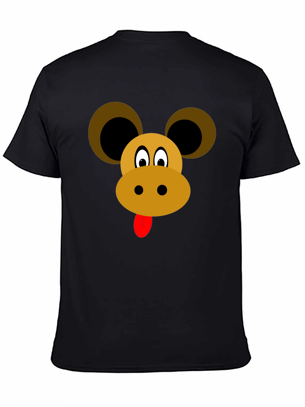 Cartoon Animal Face Graphic Tee