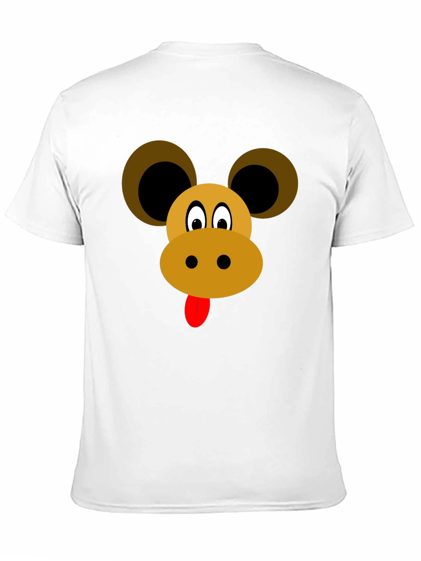 Cartoon Animal Face Graphic Tee