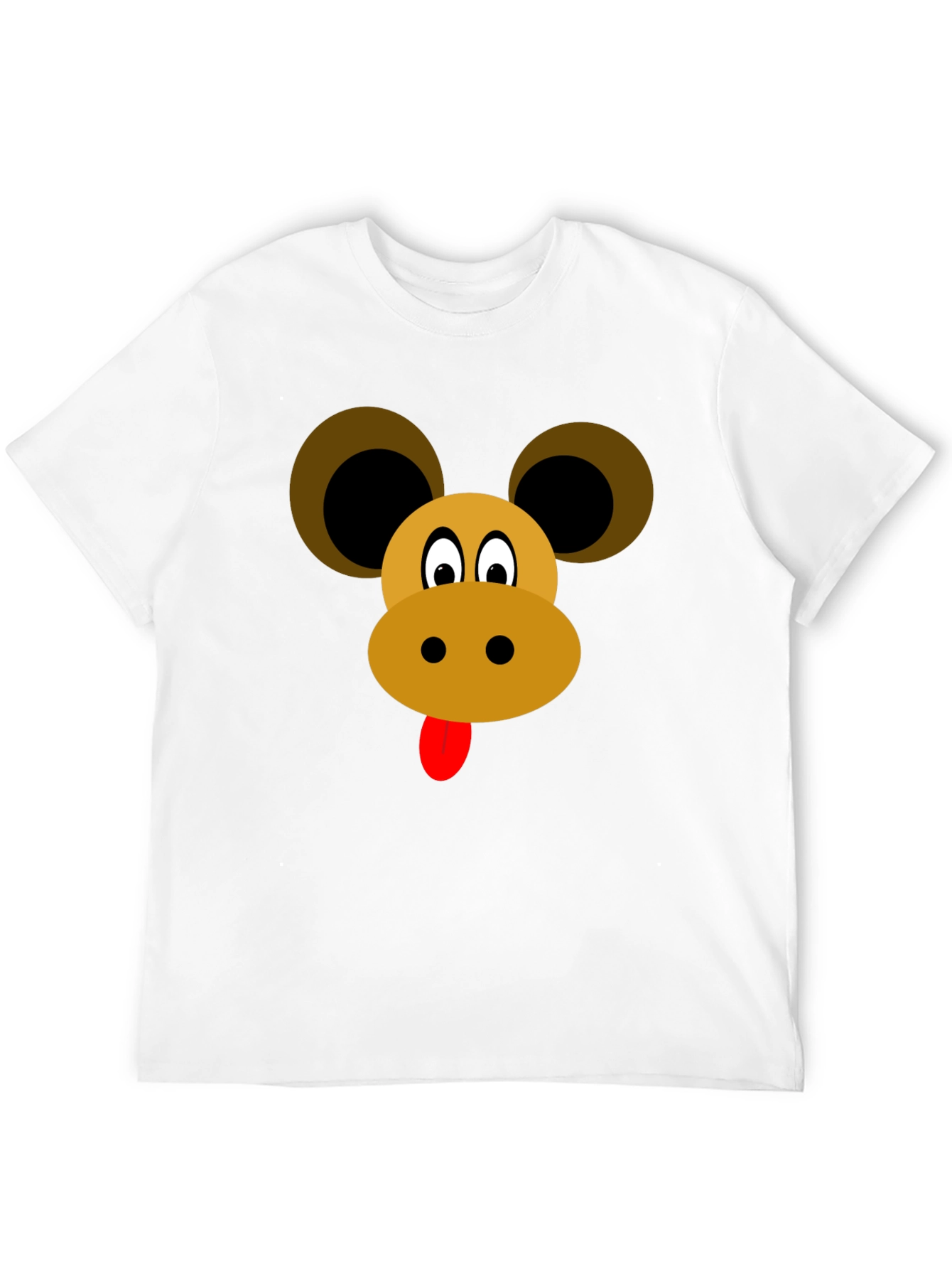 Cartoon Animal Face Graphic Tee