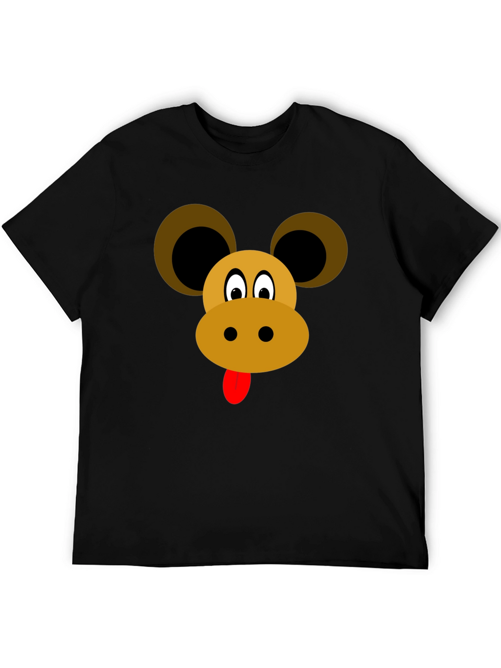 Cartoon Animal Face Graphic Tee