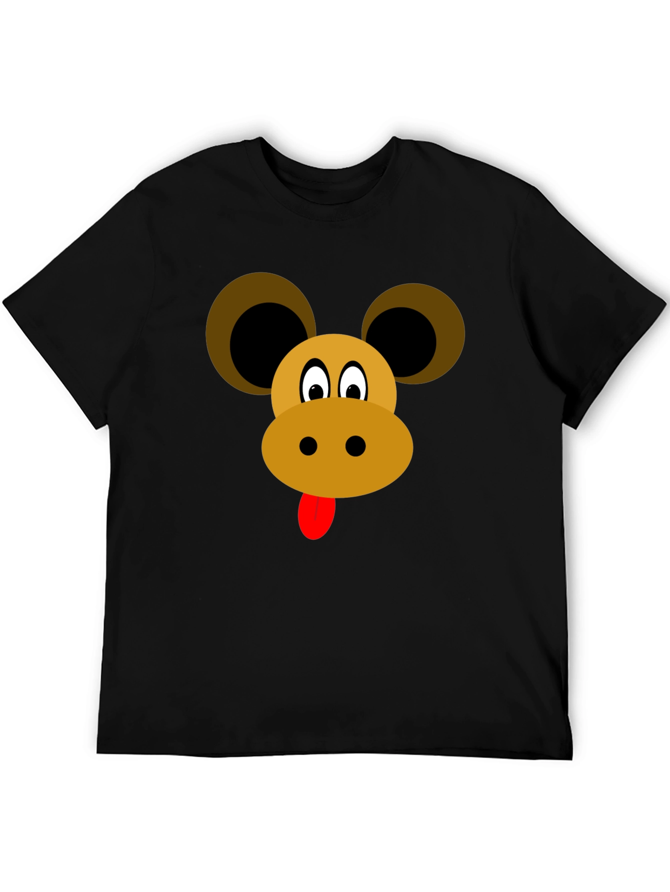 Cartoon Animal Face Graphic Tee