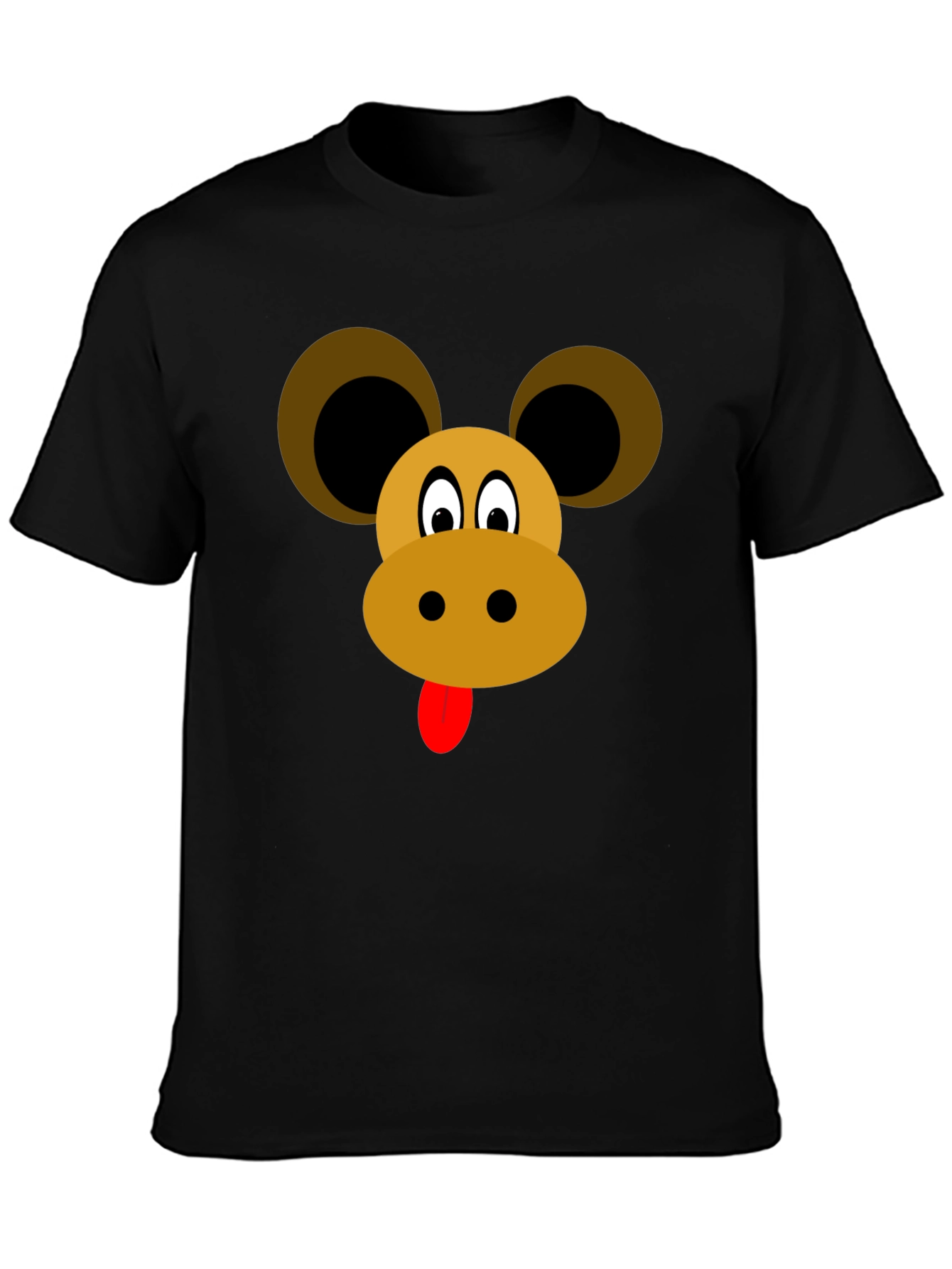 Cartoon Animal Face Graphic Tee