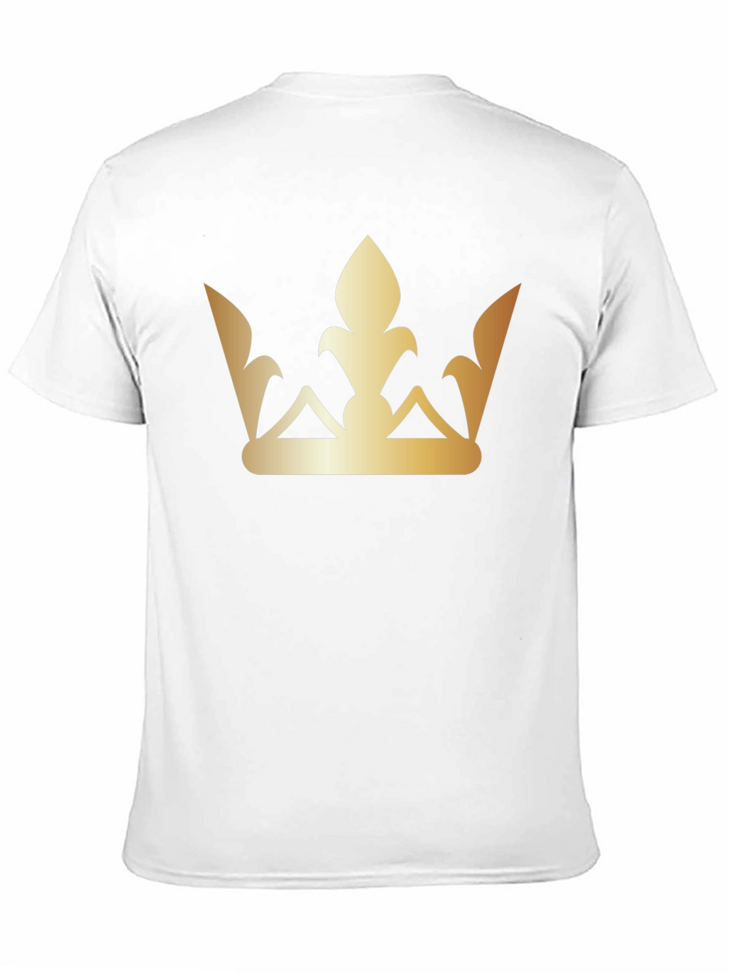Golden Crown Graphic Tee - Stylish Black T-Shirt