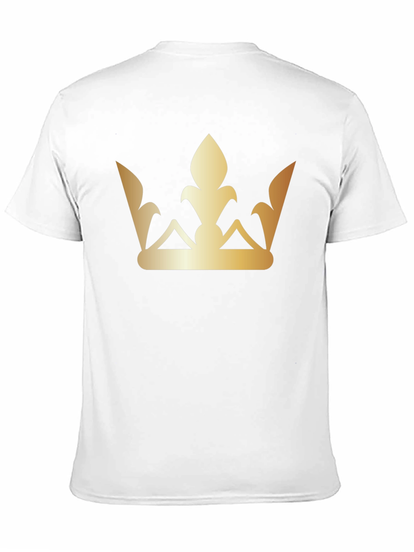 Golden Crown Graphic Tee - Stylish Black T-Shirt