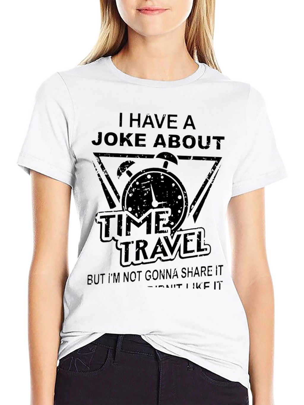 Time Travel Joke Graphic T-Shirt