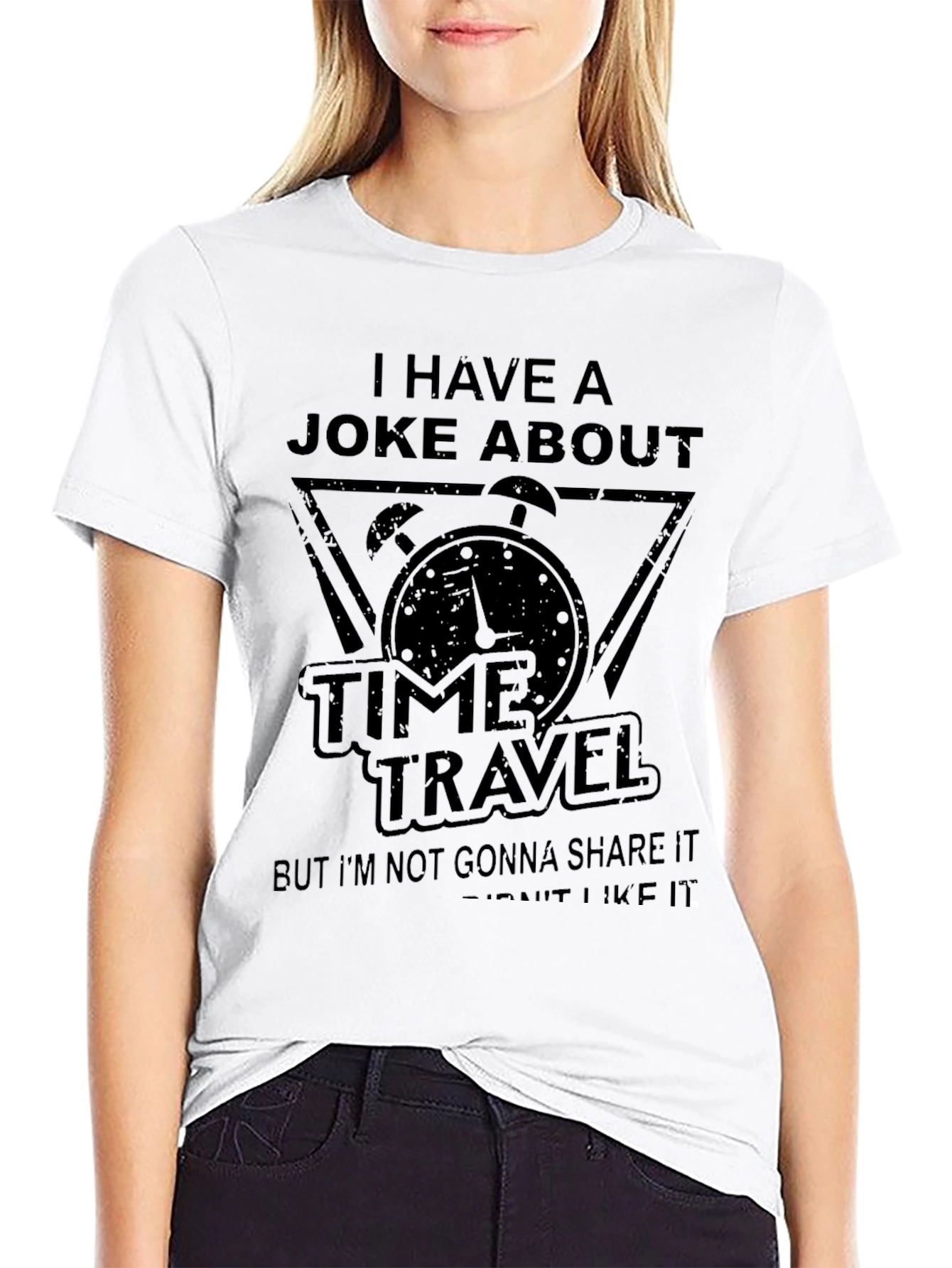 Time Travel Joke Graphic T-Shirt