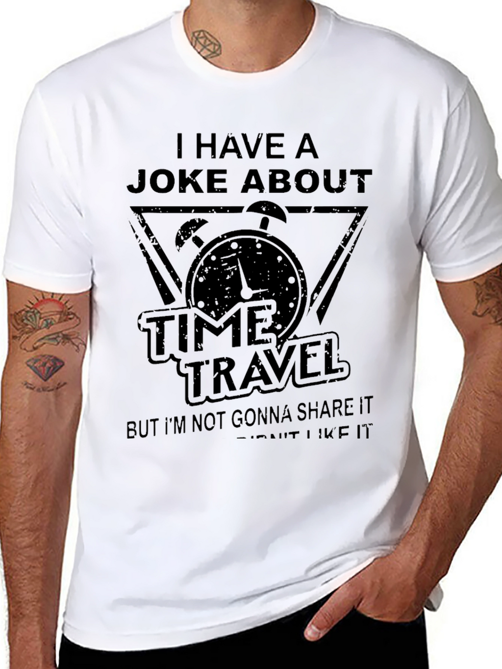 Time Travel Joke Graphic T-Shirt