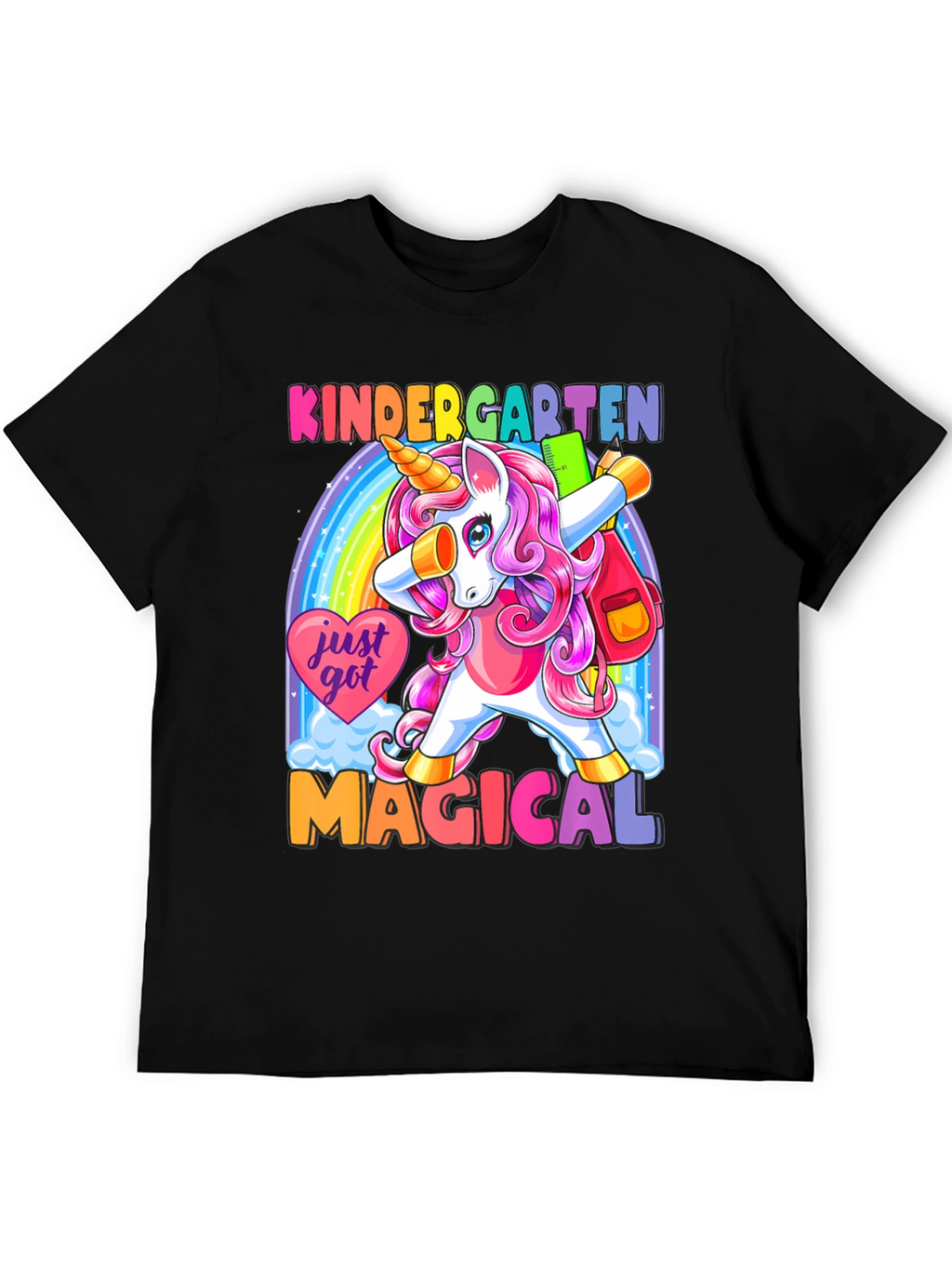 Kindergarten Unicorn Dabbing T-Shirt
