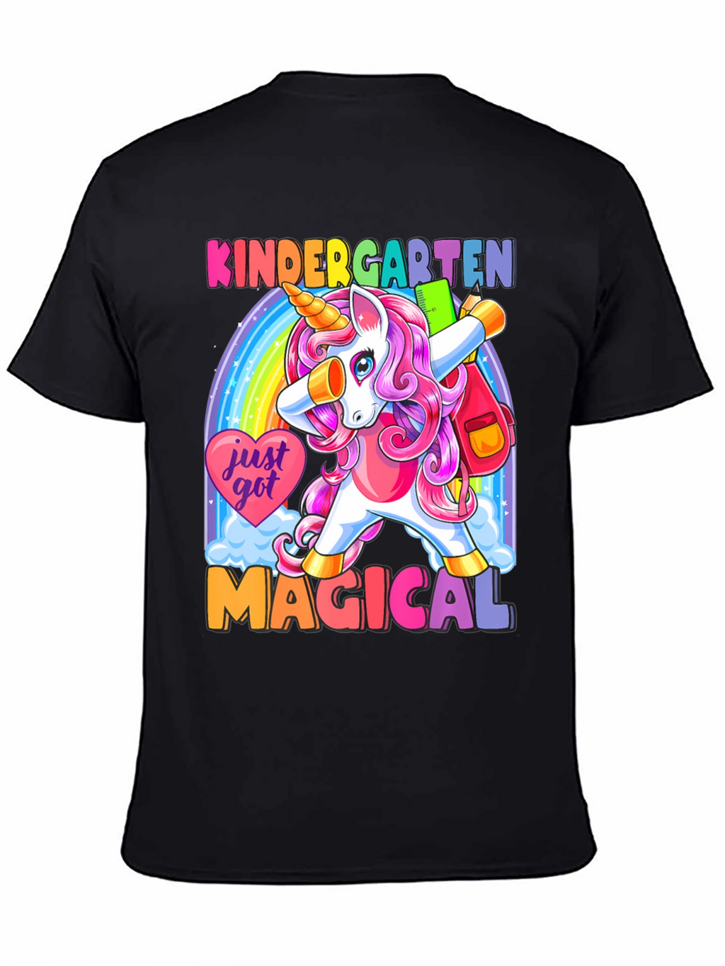 Kindergarten Unicorn Dabbing T-Shirt