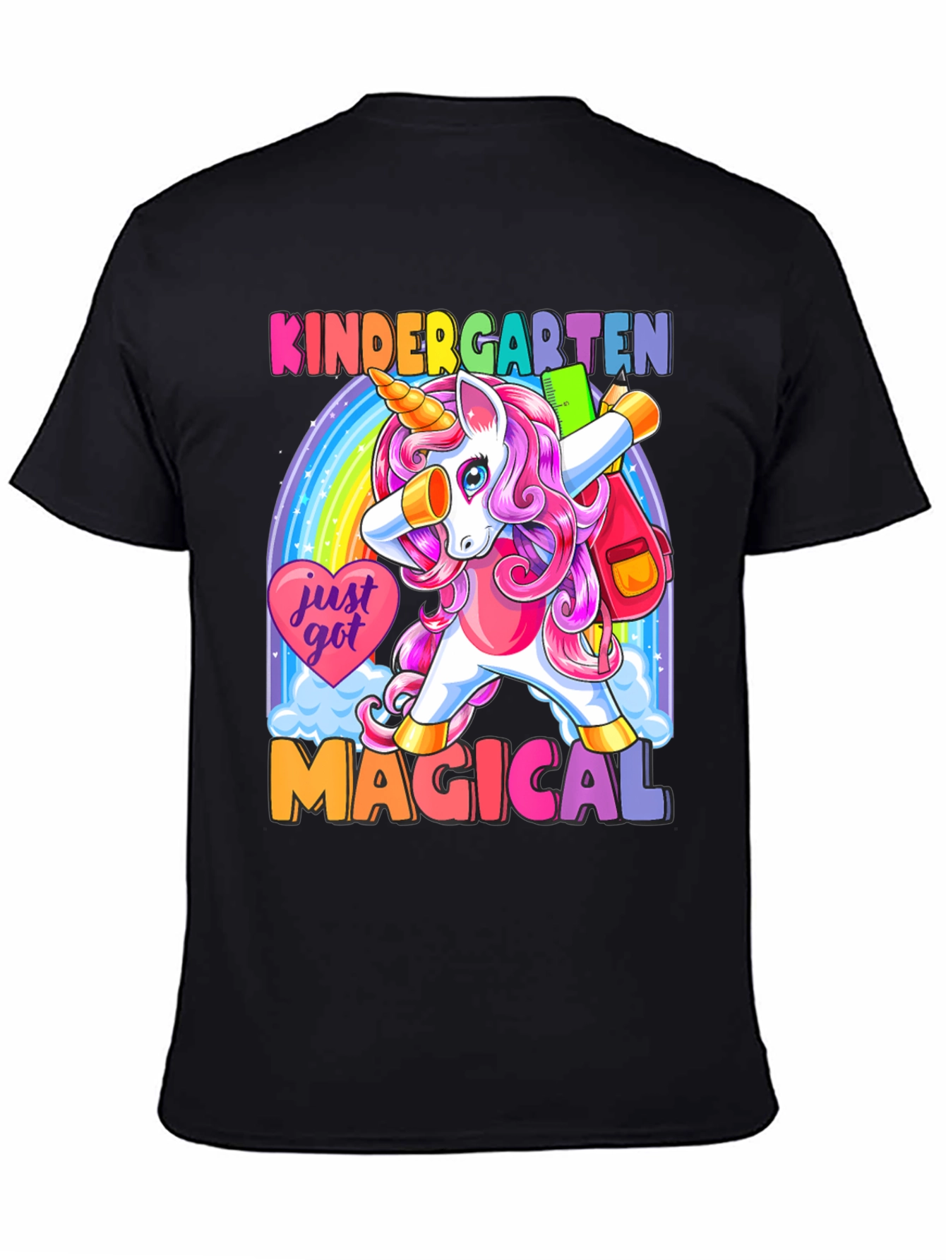 Kindergarten Unicorn Dabbing T-Shirt