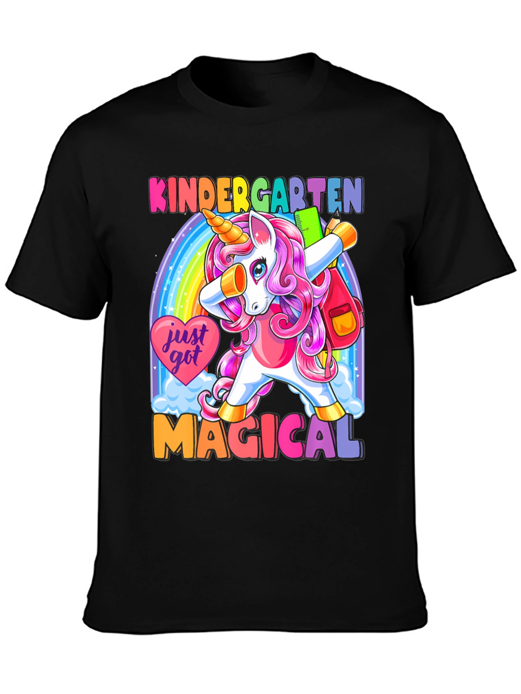 Kindergarten Unicorn Dabbing T-Shirt