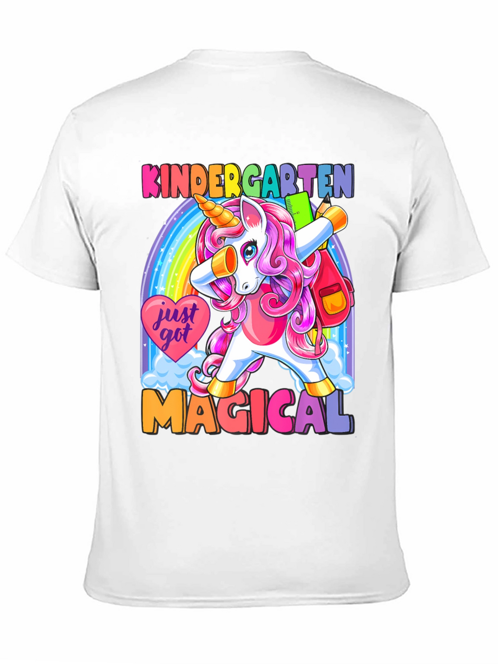 Kindergarten Unicorn Dabbing T-Shirt