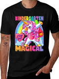 Kindergarten Unicorn Dabbing T-Shirt