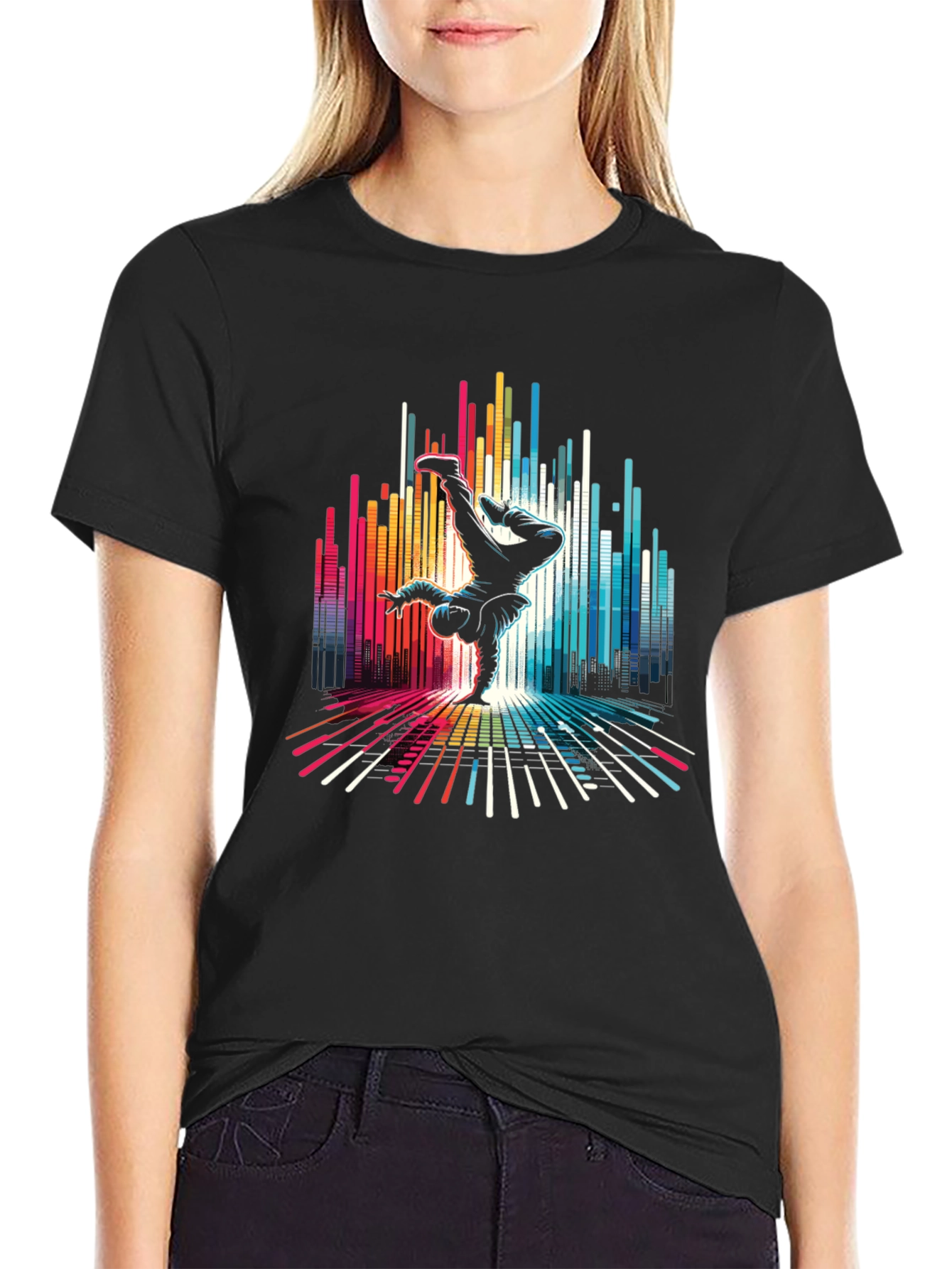 Dancer Graphic Black T-Shirt