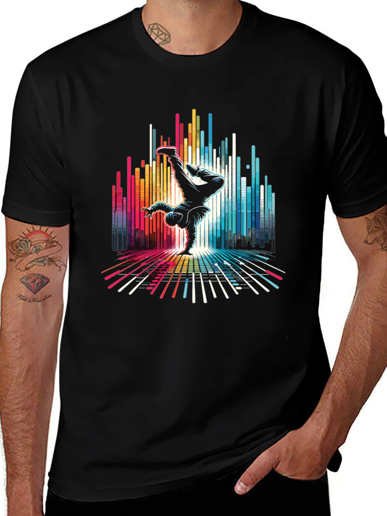 Dancer Graphic Black T-Shirt