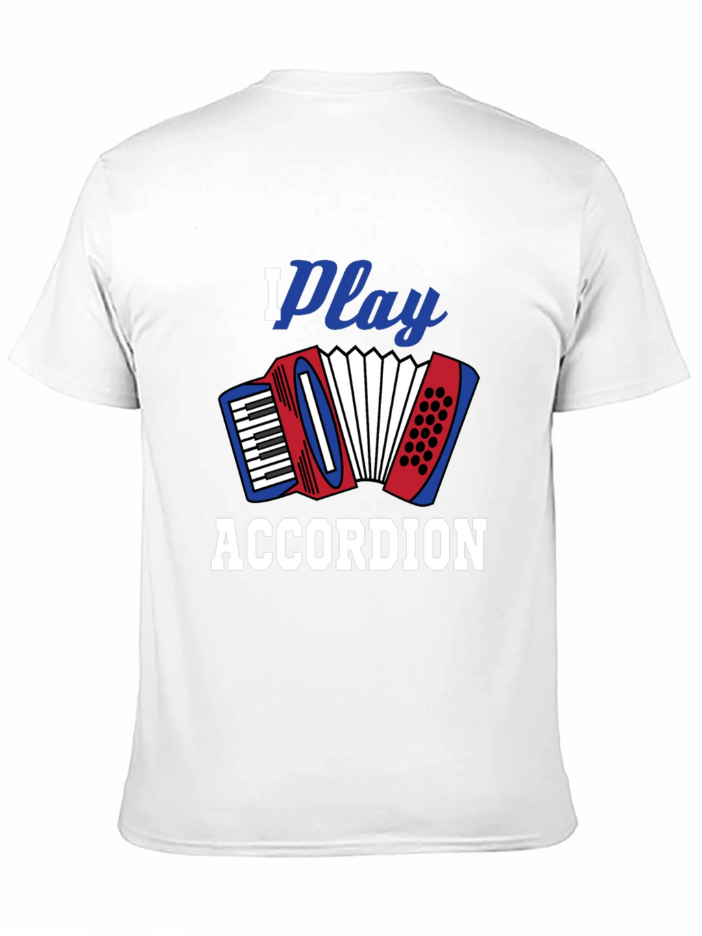 I Play Accordion Black T-Shirt