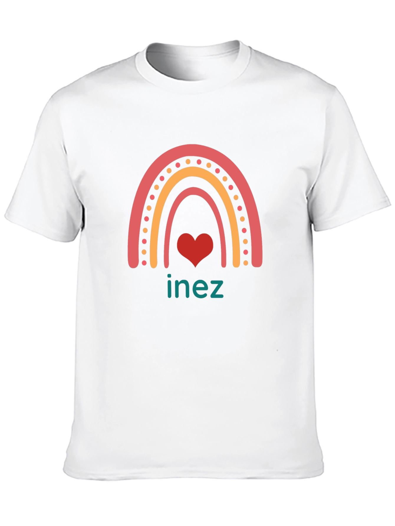 Rainbow Inez Heart T-Shirt