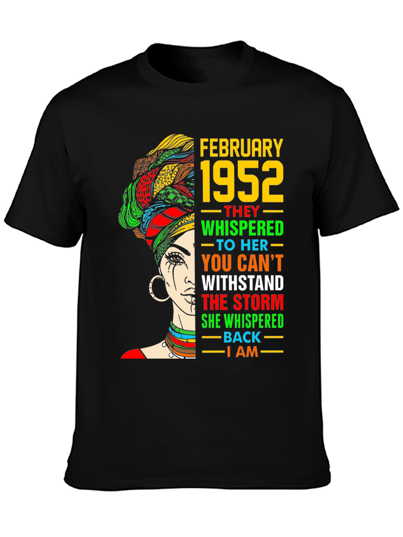 February 1952 T-Shirt - Black History Month