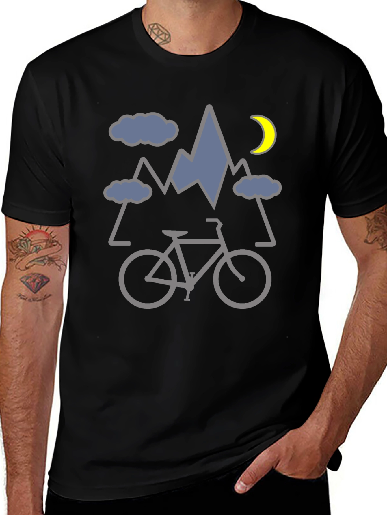 Mountain Bike Graphic Tee - Adventure Awaits