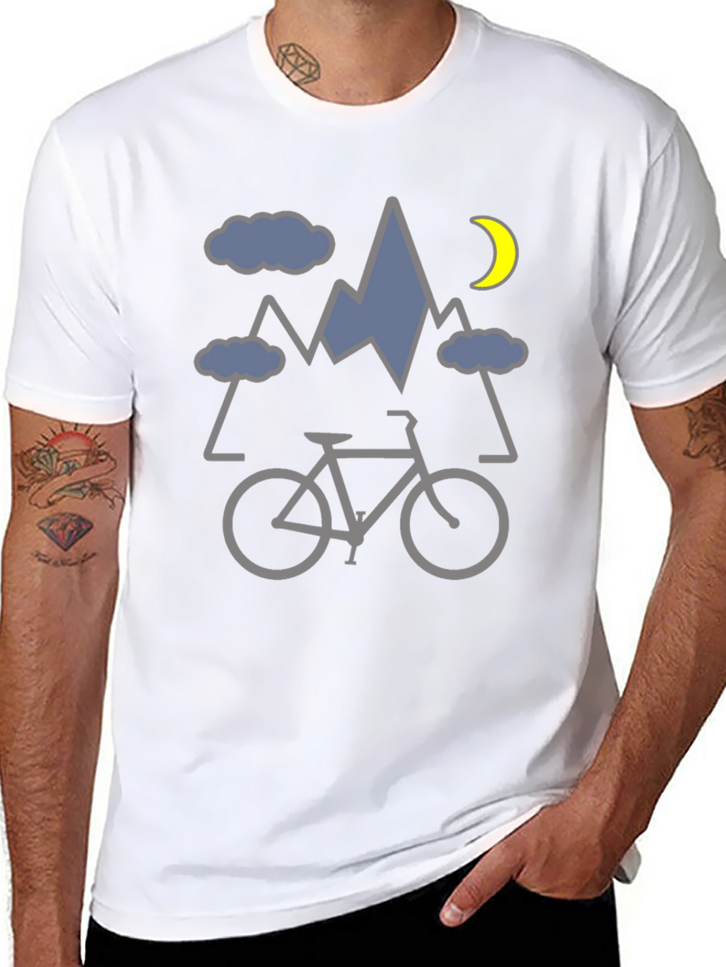 Mountain Bike Graphic Tee - Adventure Awaits