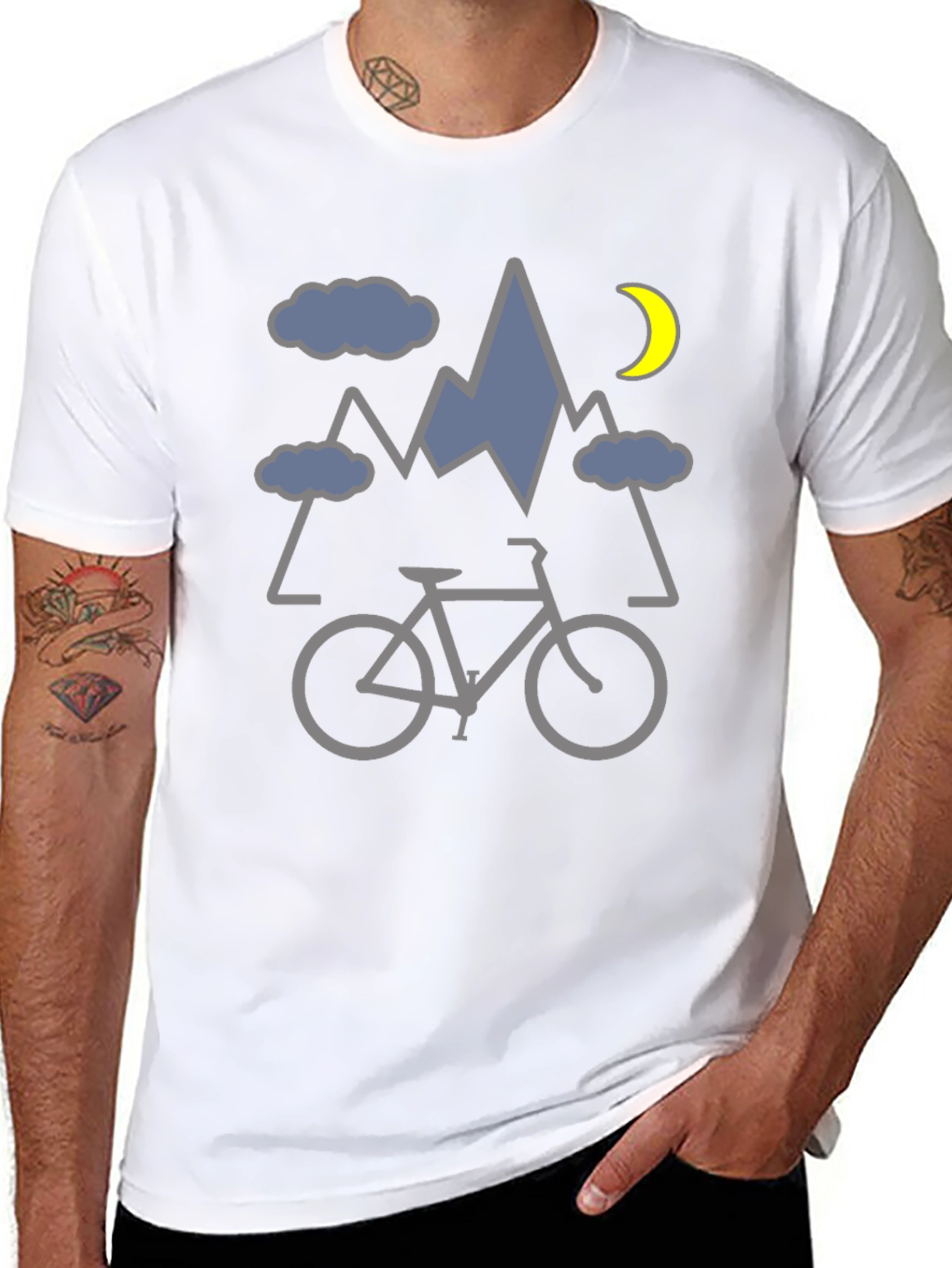 Mountain Bike Graphic Tee - Adventure Awaits