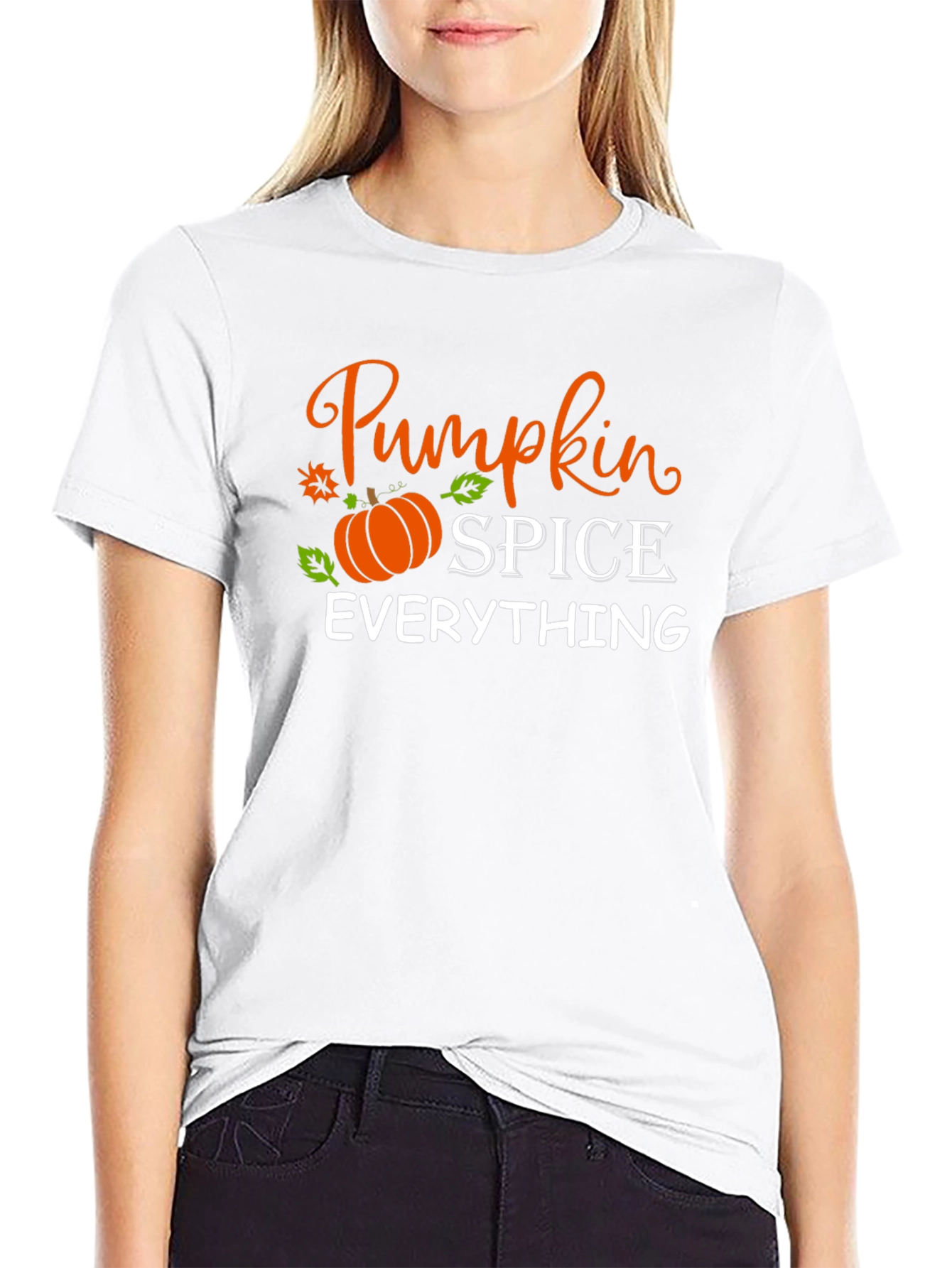 Pumpkin Spice Everything Black T-Shirt