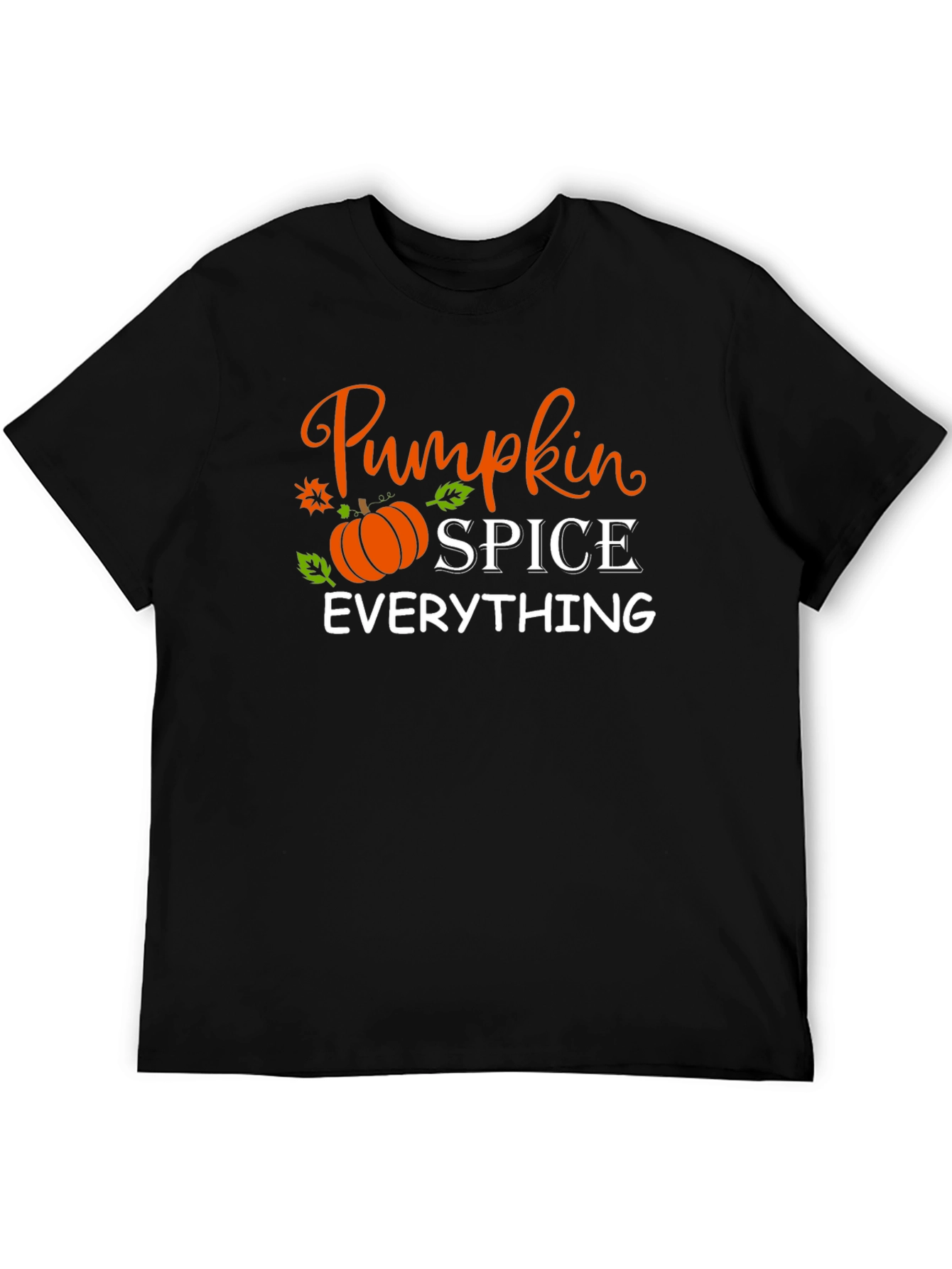 Pumpkin Spice Everything Black T-Shirt
