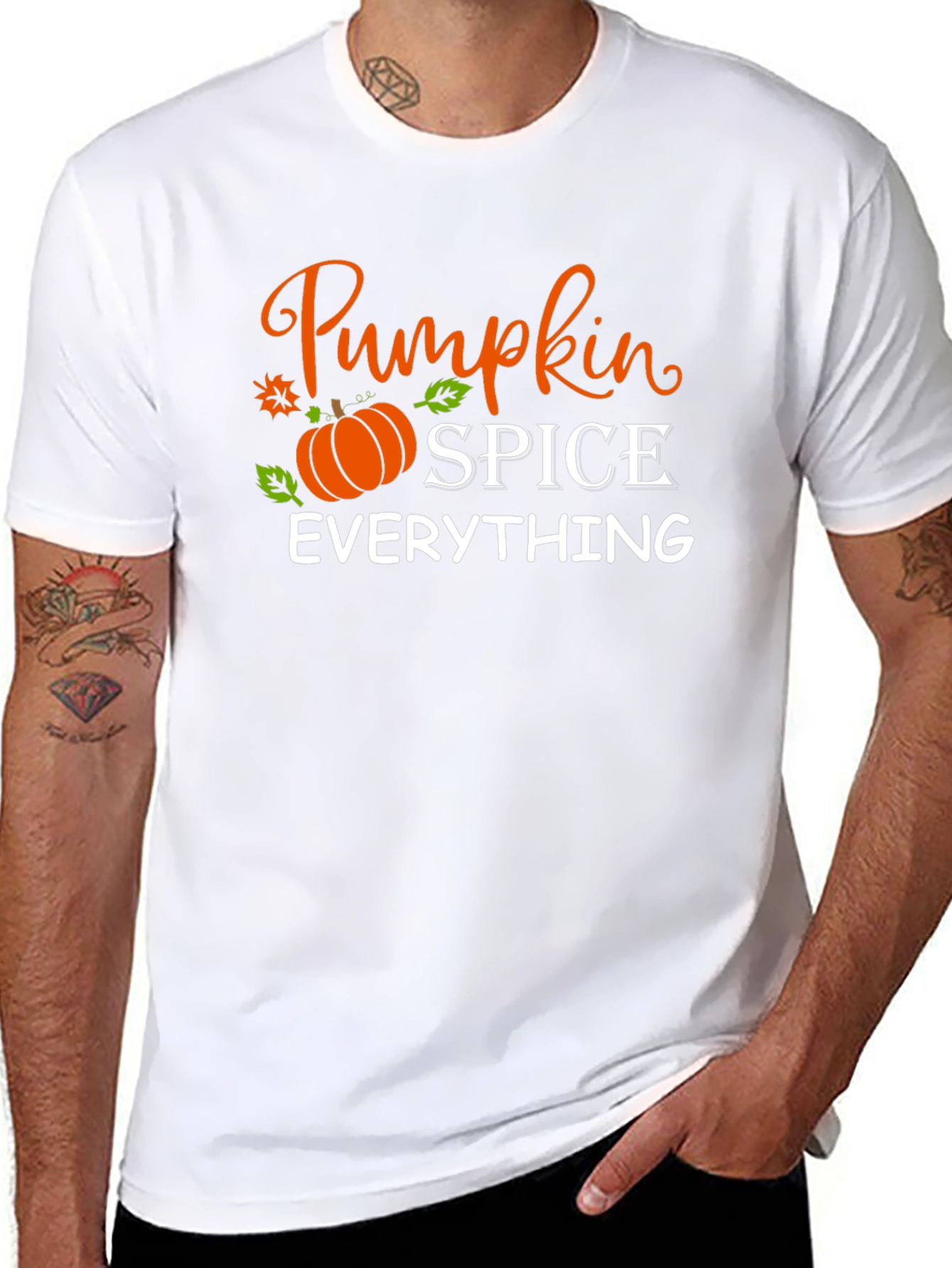 Pumpkin Spice Everything Black T-Shirt
