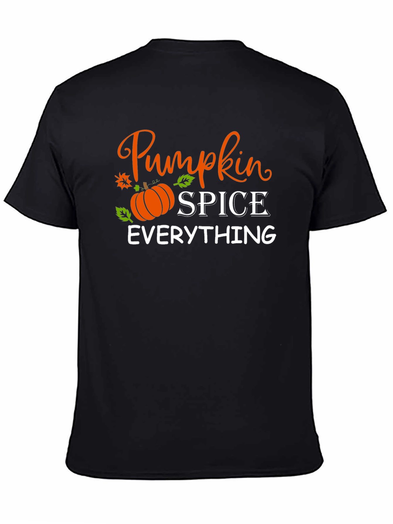 Pumpkin Spice Everything Black T-Shirt