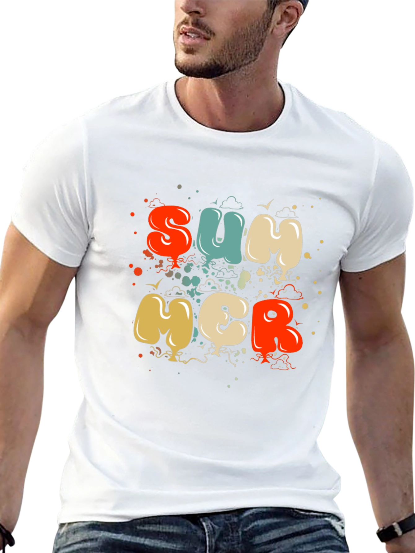 Summer Graphic Tee - Retro Style