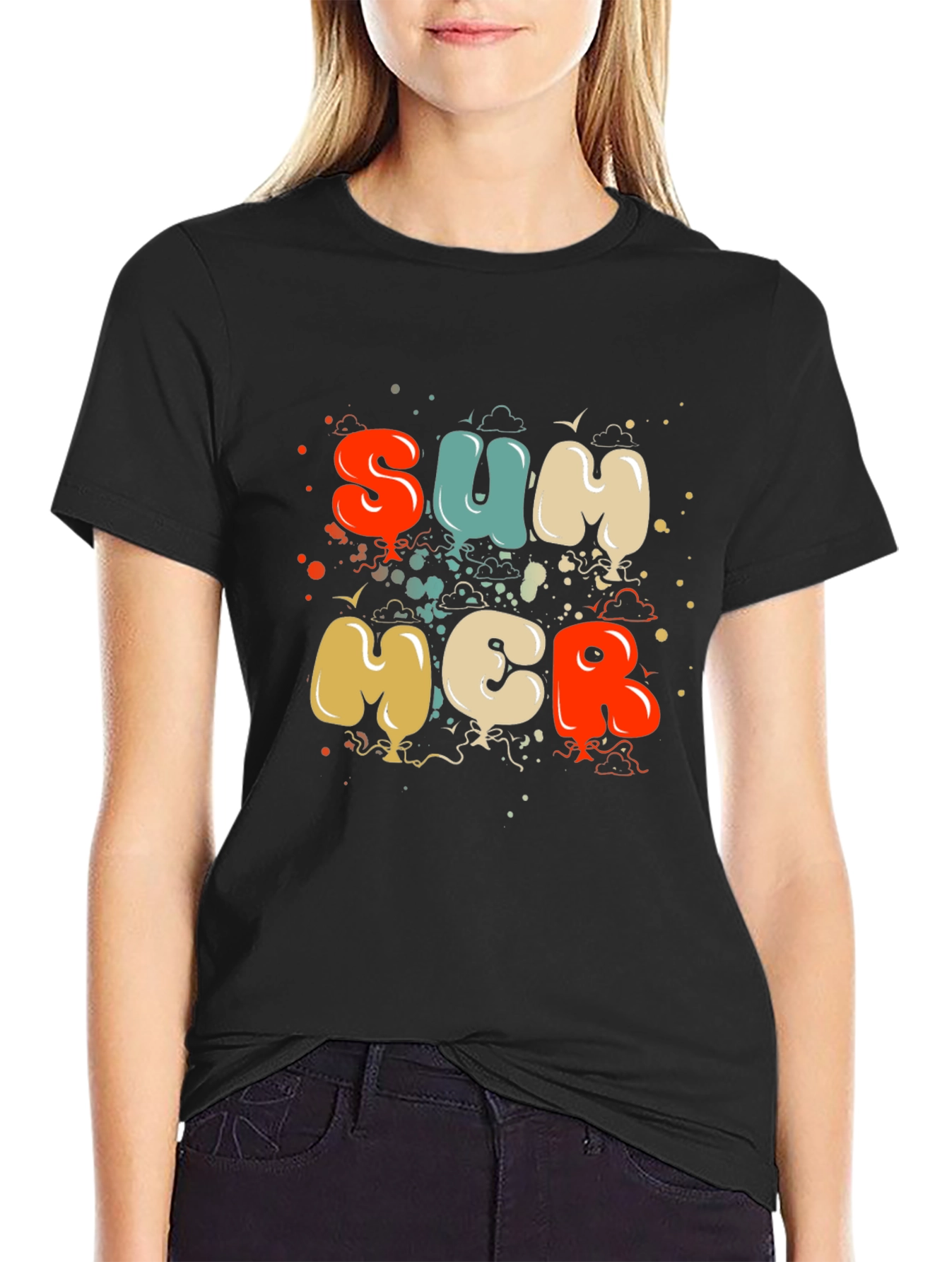 Summer Graphic Tee - Retro Style