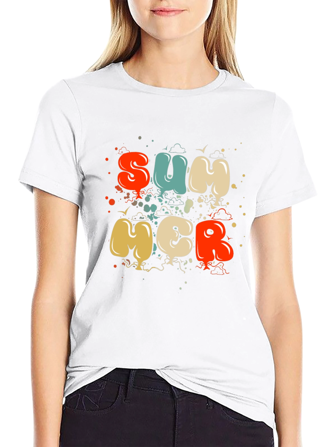Summer Graphic Tee - Retro Style
