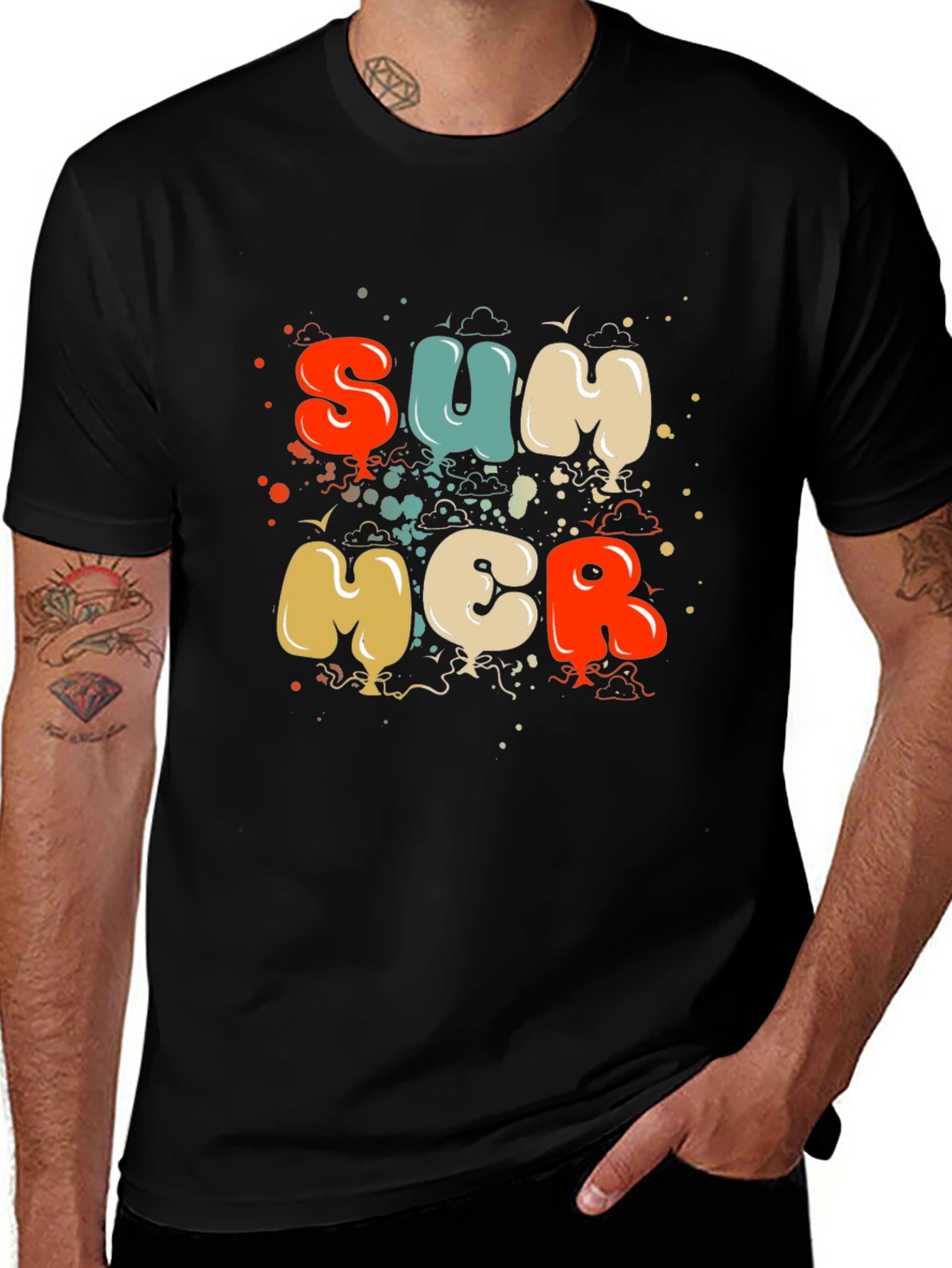 Summer Graphic Tee - Retro Style
