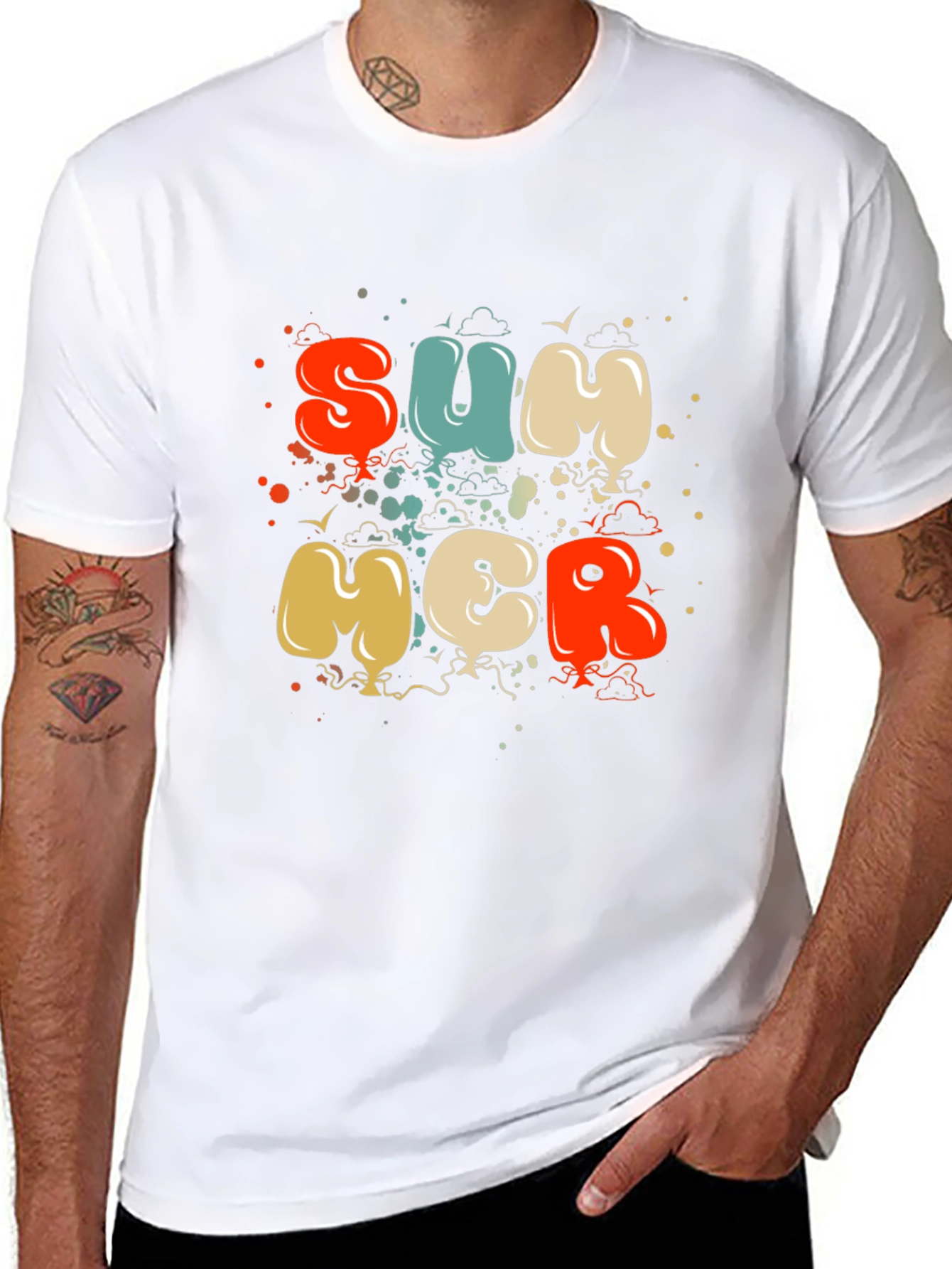 Summer Graphic Tee - Retro Style