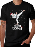 Merry Kickmas Santa Karate T-Shirt